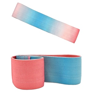 Bande de cercle de hanche de tubes de ton de tissu de polyester élastique confortable pour l'exercice de gymnastique à la maison pour les femmes et les hommes - Product Image 4