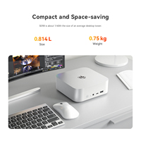 Mini PC BEELINK SER9 Max 350 con AMD Ryzen AI 7 H350 8C/16T, Frecuencia Base de 2GHz y 5GHz, Caché L3, Pantalla Triple, WiFi 6, BT5.2, Metálico