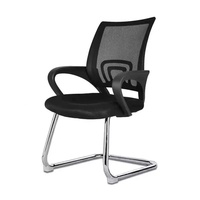 Chaise de visiteur pour salle de conférence, ergonomique, en maille, pour banque, hôpital, utilisation en conférence – Meilleure vente