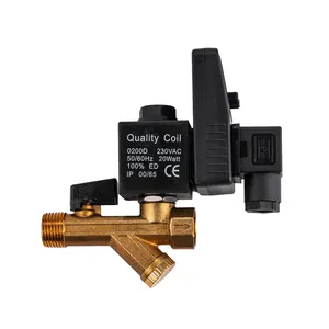 Auto Automatic Electronic Water Drain Valve With Mechanical Solenoid Valve Pneumatic Timer