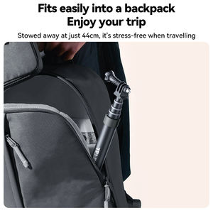 Accessoires de caméra de sport Telesin Action <span class=keywords><strong>3M</strong></span> en fibre de carbone pour DJI INSTA360 <span class=keywords><strong>Go</strong></span> <span class=keywords><strong>Pro</strong></span> Stick - Product Image 5