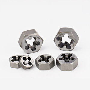 Outil de coupe de filetage externe de précision, filière hexagonale 1/4 5/<span class=keywords><strong>16</strong></span> 3/8 7/<span class=keywords><strong>16</strong></span> 1/2 <span class=keywords><strong>9</strong></span>/<span class=keywords><strong>16</strong></span> UNC UNF UNEF - Product Image 2