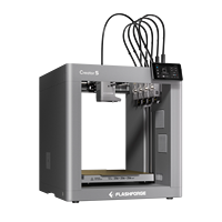 Nuova Stampante 3D Open Frame Flashforge Creator 5 con 4 Testine Automatiche, Multicolore, 500% Più Veloce, Zero Purge, PLA FDM, 1 Anno di Garanzia