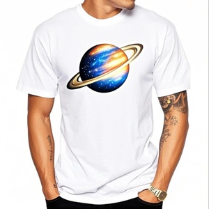 Camisetas Blancas Lisas al por Mayor 100% Algodón para Hombre, para Serigrafía Personalizada, Alta Calidad, Transpirables, Anti-Pilling - Product Image 5
