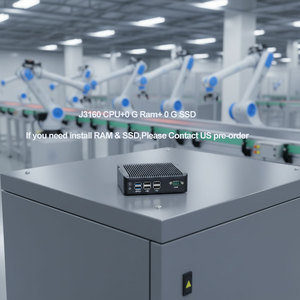 Mini PC Económico sin Ventilador con Procesador Intel Celeron J3160, Reproductor Multimedia con Soporte 4K y <span class=keywords><strong>Tres</strong></span> Pantallas - Product Image 1