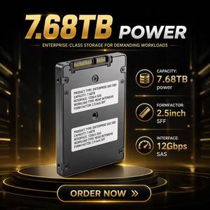 MZ-ILT7T6HALA-00007 7.68TB Enterprise SAS SSD 12Gb/s สำหรับการอ่านหน่วยความจำแบบเข้มข้น ขนาด 2.5 นิ้ว SFF โซลิดสเตทไดรฟ์ สำหรับจัดเก็บข้อมูลเซิร์ฟเวอร์ - Product Image 6