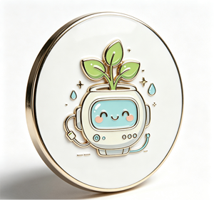เข็มกลัดโลหะทรงกลมสำหรับงานฝีมือสำหรับเป็นของขวัญและเครื่องแต่งกาย - Product Image 3