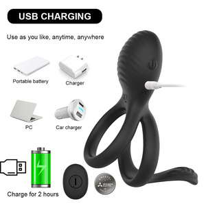 Amazon Bestseller Adult Vibrator & Penis Ring Fernbedienung Prostata-Massage gerät für Verzögerung Ejakulation Bestes Sexspielzeug für Männer - Product Image 4
