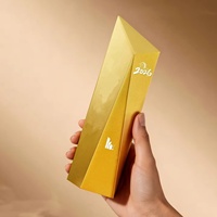 Trophée en résine irrégulier doré, personnalisé avec texte 3D gravé – Offre spéciale