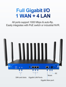 Hoàn toàn nâng cấp Doanh Nghiệp Router openwrt 21 Dual Sim tải cân bằng Thẻ MODEM wifi router 5G Wifi Router với khe cắm thẻ Sim - Product Image 3