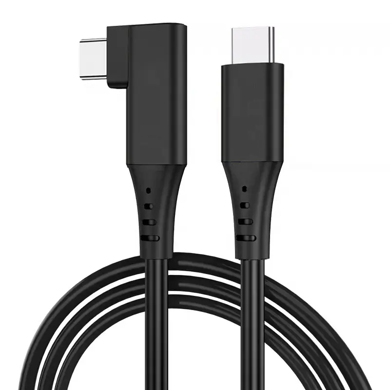 USB 3.1 Type C zu C Gen 2 Cable 90-grad TPE jacke 10Gbps USB PD Charge Cable 87W 100W HDM I 4K 60Hz OEM/ODM kabel