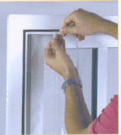 Hiện Đại Lục giác khoan chống muỗi côn trùng màn hình khung dây kéo sợi thủy tinh <span class=keywords><strong>PP</strong></span> chất liệu polyester lưới cửa sổ màn hình sản phẩm - Product Image 5