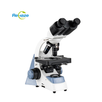 REHAZE XSP-500E Binocular Biological Microscope 60X Objective 40x Eyepiece 1080p Camera Resolution LED Display Manual 1600x