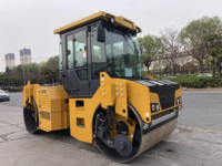 Compacteur routier à double tambour robuste 10 tonnes XD103 pour travaux de terrassement, moteur et pompe pour la construction de haute performance