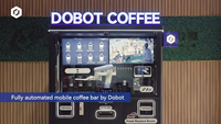 Machine à café robot Machine à expresso intelligente avec paramètres programmables et écran tactile utilisée dans les cafés et les restaurants