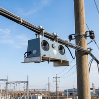 Dispositif Répulsif d'Oiseaux Intelligent à Énergie Solaire en Aluminium Étanche à Ultrasons Écologique en ABS pour Sous-Station, Durabilité 3-5 Ans