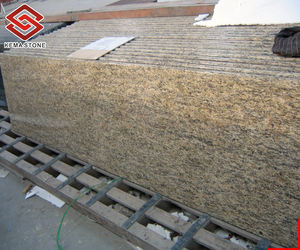 Giallo ST <span class=keywords><strong>Cecilia</strong></span> หินแกรนิตสำเร็จรูปหินสีทองเป็นจุดสีเหลืองธรรมชาติสำหรับโต๊ะเครื่องแป้งในครัวท็อปโต๊ะ - Product Image 2