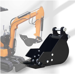 Accessoires à changement rapide pour micro-excavatrices compactes - Godets, grappins, tarières, etc. Garantie de plus de 5 ans, compatibles avec les modèles noirs - Product Image 5