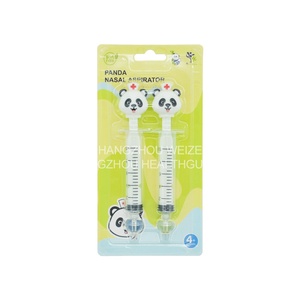 <span class=keywords><strong>Seringue</strong></span> nasale sans BPA, design exclusif Panda, conforme aux normes CE européennes, 10 ml, irrigateur nasal pour bébé en silicone souple - Product Image 3