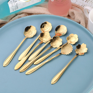 Cuchara de acero inoxidable <span class=keywords><strong>para</strong></span> café y té, cuchara agitadora <span class=keywords><strong>para</strong></span> café y postre de boda - Product Image 2