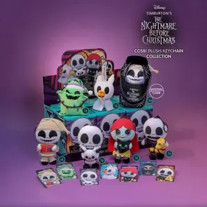 Nueva <span class=keywords><strong>Serie</strong></span> de Animación Pesadilla Antes de Navidad 3 COSBI Mini Figura Sorpresa en Caja Ciega Colgante de Cristal Regalo de Halloween - Product Image 1