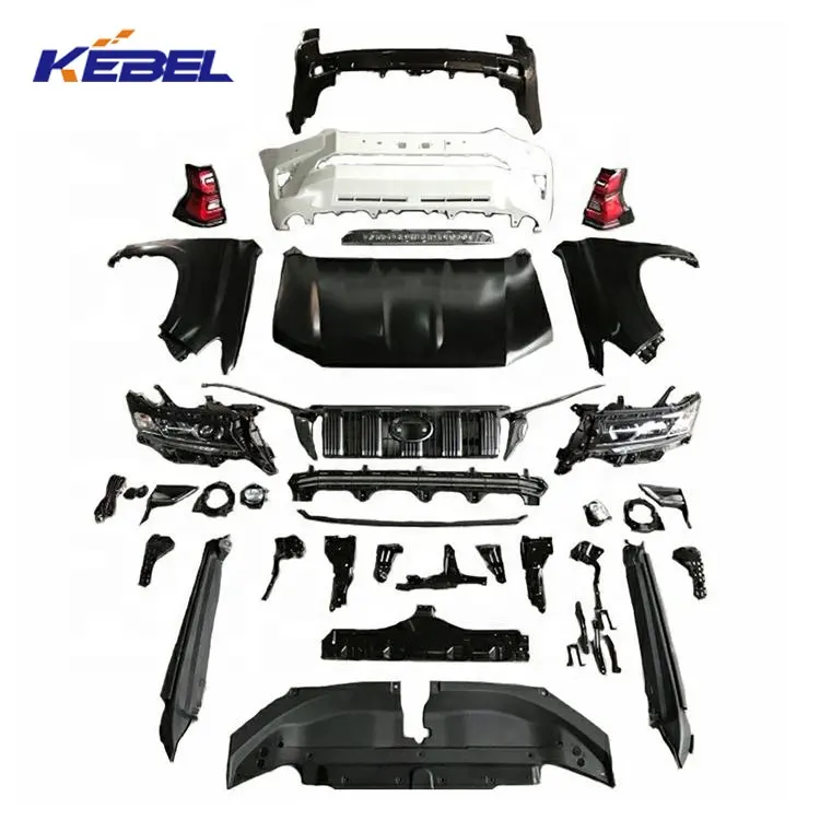 KEBEL High Quality Car Bumper Front Set Body Kits Good Price Front Bumper Set for Toyota Land Cruiser Prado 2018