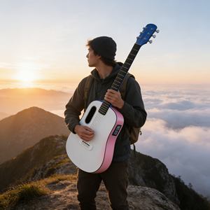 Pont de guitare acoustique de haute qualité et pièces de guitare avec selle en os et conception pré-fendue pour une installation facile - Product Image 3