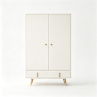 Promotion : Armoire sur mesure pour petits espaces, armoire de rangement moderne pour lit mezzanine, placard en panneaux de particules de bois