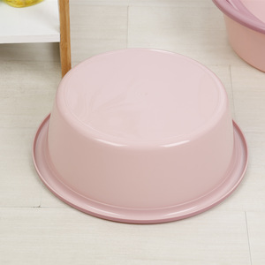 Lavabo Redondo Rosa de Plástico PP de Gran Capacidad para Lavar Verduras y Pies, Uso en Dormitorios Estudiantiles - Product Image 4