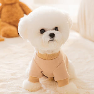 Otoño Invierno ropa para mascotas Simple tres pequeños osos diseño fino terciopelo cálido Teddy Bixiong sudadera lindo estilo de algodón para perros - Product Image 2