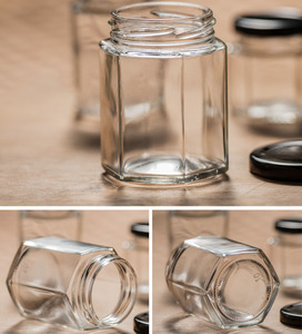 Bottiglia di vetro su ordinazione del barattolo dell'alimento di Avertan 50ml 100ml 150ml 200ml 250ml 300ml 350ml 450ml per stoccaggio della cucina - Product Image 2