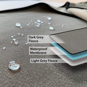 Mantas Tùy Chỉnh Hai Mặt Không Thấm Nước Cực <span class=keywords><strong>Fleece</strong></span> Giường Chăn Cho Cắm Trại Dã Ngoại Dog - Product Image 2
