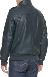 2025 nueva llegada chaqueta de cuero genuino con logotipo personalizado para hombres tela de lona para la temporada de primavera al por mayor - Product Image 2