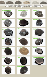 Prothèse capillaire chinoise en dentelle française et PU, effet ondulé naturel, cuir chevelu visible Mirage, densité 100%, nœuds invisibles, pour hommes, Australie - Product Image 4