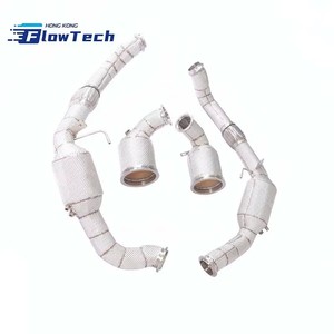 ท่อลง FlowTech SS304 แบบไหลสูง พร้อมแผ่นกันความร้อนและ OPF สำหรับ Porsche Panamera 976 2.9T V6 2024+ – ติดตั้งแบบยึดโดยตรง - Product Image 5