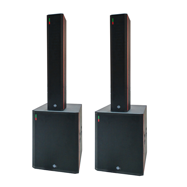 MORIN F6 Indoor/Outdoor Professional Column Speaker 18inch Subwoofer 400W Active Plywood Enclosure