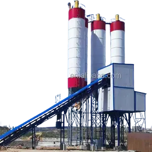 Fabrika doğrudan satış 240m3 beton harmanlama santrali HZS240 beton santrali çimento silosu satılık