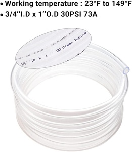 أنابيب بي في سي شفافة لتركيبات بي في سي مقاس 2 بوصة، أنابيب بقطر 2 بوصة 50 مم - Product Image 3