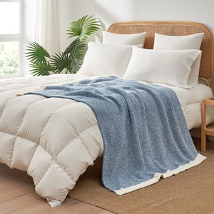 Coperta in Maglia di Velluto Motley, Coperta Moderna e Semplice per Ufficio, Pranzo e Pisolino - Product Image 6