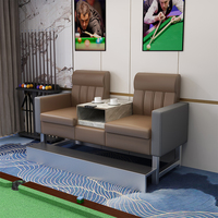 Chaise de spectateur en tissu de refroidissement haut de gamme pour salle de billard pour salle de billard Salon Hôtel/Villa Booth Sièges haut de gamme