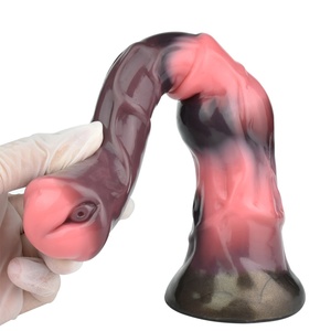 YOCY Realistic Horse <b>Dildo</b> Animal Cock Sex Toy for Female Male Penetration Anal Masturbator Soft Silicone Butt Plug - Product Image 4