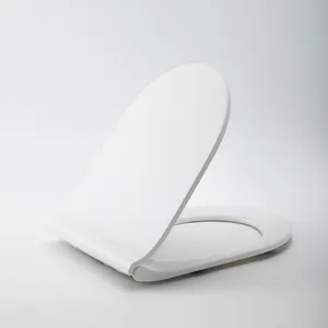 चीनी minimalist सस्ते बाथरूम सामान डब्ल्यूसी शौचालय सीट कवर सफेद प्लास्टिक टॉयलेट सीट के लिए होटल