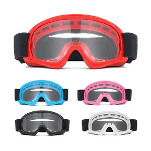 Custom logo windproof off road racing motocross motorcycle glasses snow ski goggles