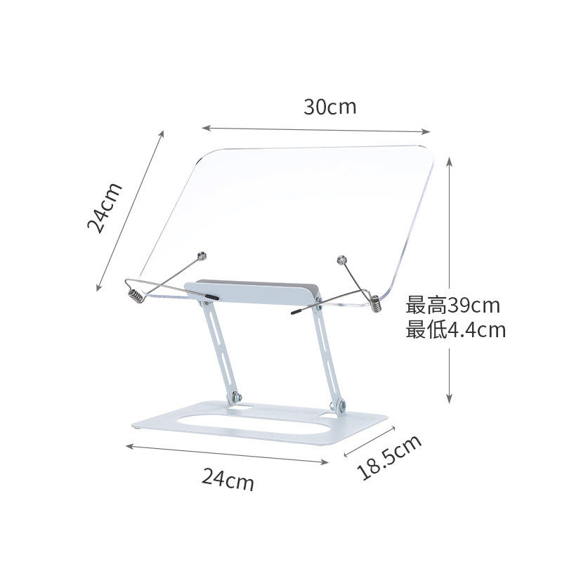 ที่หนีบอะคริลิคสำหรับอ่านหนังสือ รุ่น 907 (แบบสปริง ไม่หมุน)