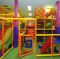 Équipement de terrain de jeu intérieur sur le thème de la jungle personnalisé, jeux souples écologiques pour parc d'attractions commercial, certifié CE ISO
