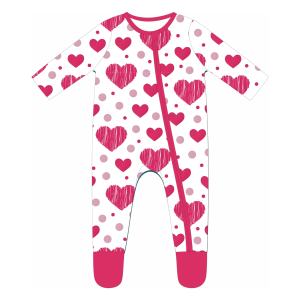 Ensemble de grenouillères pour nouveau-nés et nourrissons en bambou, vente en gros, combinaison à fermeture éclair double sens, confortable, respirante, personnalisable, unisexe, tout - Product Image 1