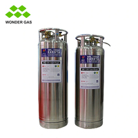 Réservoir portatif de cylindre de Dewar d'O2 CO2 N2 liquide cryogénique 175L/195L/210L