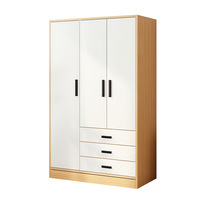 Armoire en bambou moderne et simple, livraison à domicile, pour chambre à coucher, appartement, dortoir, chambre de location, avec penderie simple