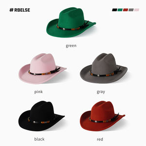 หมวกผ้าสักหลาดโพลีเอสเตอร์สำหรับผู้ชาย, หมวกผ้าสักหลาดโพลีเอสเตอร์สำหรับใส่กลางแจ้งฤดูหนาวและอุ่นได้แถบกันหนาวแบบคาวบอยกันน้ำระบายอากาศได้ดี - Product Image 2