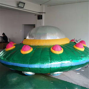 LED Riesiges Aufblasbares UFO-Modell aus Oxford/PVC-Materialien Anpassbare Größen für Innen-/Außenwerbung - Product Image 5